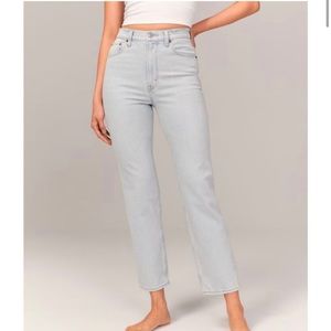 Abercrombie The Ankle Straight Ultra High Rise jean - Curve Love 27 Long